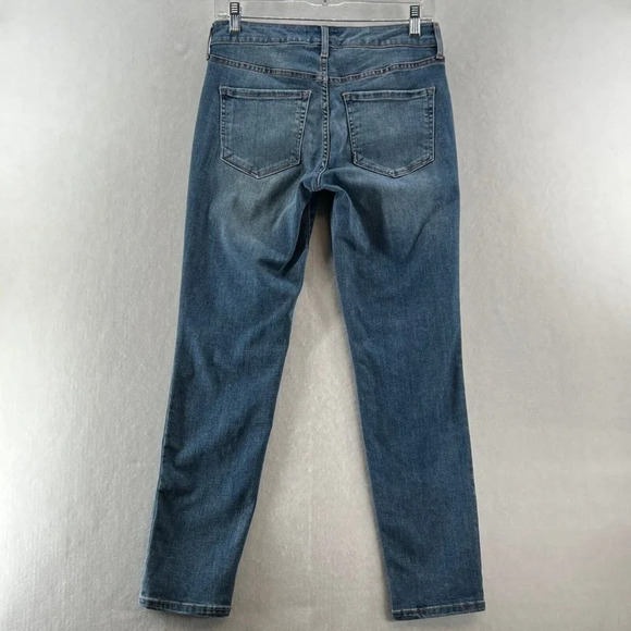 Haute Hippie Tribe Jeans Womens Size 0 Low Rise Skinny Medium Washed Denim Blue - Picture 2 of 11